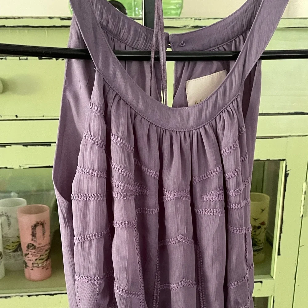 ModCloth Hi-low Purple Maxi 1x NWOT